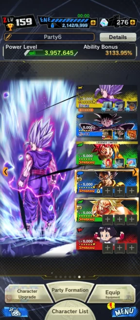 D258-IOS+Android-3 UL(Beast Gohan+Turles)+22 Legends+Vip Equipment+Team Gohan+God Goku+New SS2 Goku+Ultimate Gohan+SS3 Gohan+Goku Mini