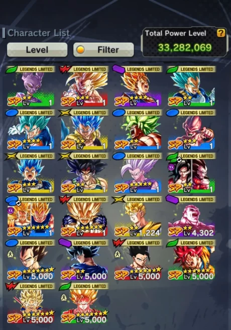 D258-IOS+Android-3 UL(Beast Gohan+Turles)+22 Legends+Vip Equipment+Team Gohan+God Goku+New SS2 Goku+Ultimate Gohan+SS3 Gohan+Goku Mini