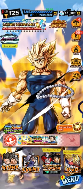 D263-Android Only-UL Majin Vegeta  Red Star+11.300 Chrono Crytal+Soul+Event Farm CC+Some Legends Limited