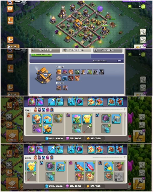 TH 17 | XP 226 | HEROES 71/90/60/64/31 | WS 1885 | AMAZING ACCOUNT | INSTANT DELIVERY 