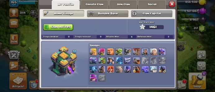 TH 14 | XP 165 | HEROES 66/69/45/35/19 | WS 1481 | AMAZING ACCOUNT | INSTANT DELIVERY 