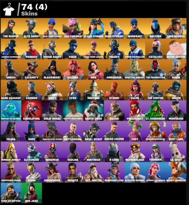 [PC/XBOX/NINTENDO] The Reaper/Elite Agent/OG STW/74 skins/Take The L /LAT122 
