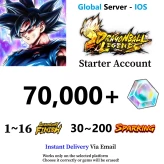 COMPTE DRAGON BALL legends, presque tous les personnages, avec un LF au