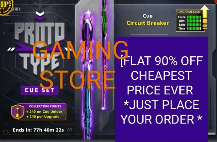 Circuit Breaker Cue + 1500 Cash - In Your Account