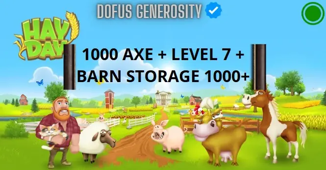  Hay Day - 1000 SHOVEL + LEVEL 7 + BARN STORAGE 1000+ [TOOLS][ANDROID/IOS] 