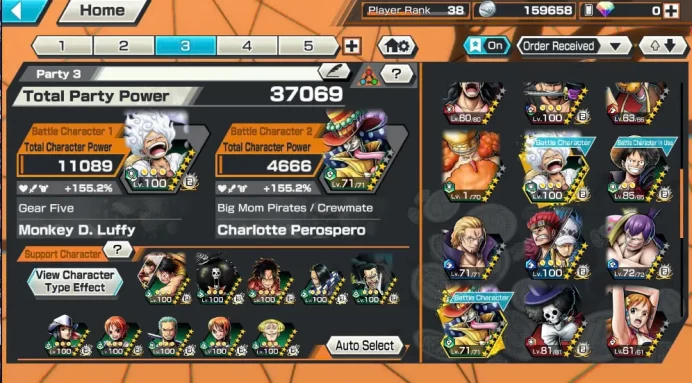 BR383-IOS+Android-Hyber 24+6 Ex(Kuzan+Lucci+Yamato Ace+Gear 5+Kid Law+Zoro)+Good Medal+Sup 155%+BF D.Garp+Noland+Bluneo+Pacifista+Kalgara+Robin