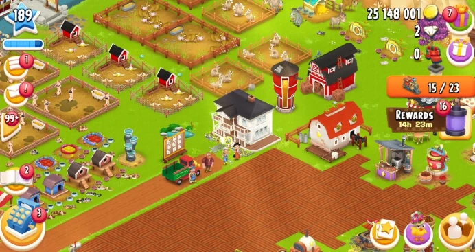 LVL: 189 BARN STORAGE: 5186 SILO STORAGE: 4421 GOLDCOINS: 25148001 DIAMONDS: 2 VOUCHERS: 1489+895+179+131 CHICK VOUCHERS: 2 [SUPERCELL ID]