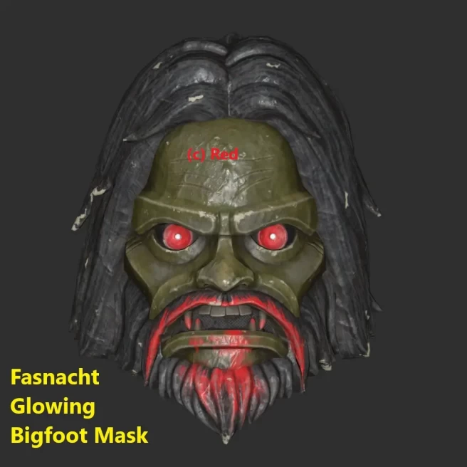 Fasnacht Glowing Bigfoot Mask