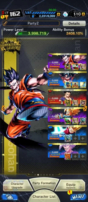 17 Legends Limited (Gohan pur 10s+beast gohan+utm gohan+Goku kid+buu kid+Trunk+Trunk(Teen) 8s+goten 8s)-ANDROID-IOS-BANDAI (508)