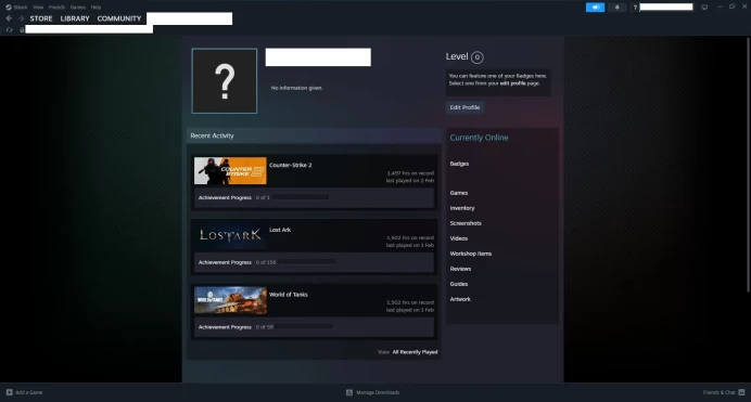 [ID:139452][NONPRIME][VERY RARE][1K HOURS+][COMMENDATIONS 3x126] UN (UNRANKED || 0 MM || 1497 HOURS)