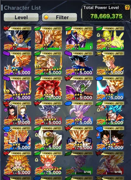 D275-IOS+Android-5 UL(Majin Vegeta+Vegito Blue+Hit)+22 Legends+Vip Equipment+New SS2 goku+Rose Zenkai+Gotenks+Vegeta and Goku