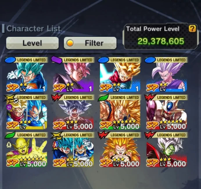 D276-IOS+Android-4 UL(Beast Gohan+Goku Uis+Vegito Blue)+12 Legends+New Zamasu+Gotenks+Piccolo+SS3 Goku+Fusion Goku and Vegeta+Event CC