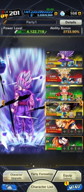 D278-IOS+Android-UL Beast Gohan Full Red Star+32 Legends+Vip Equipment+New SS2 Goku Red Star+SS3 Goku and Vegeta Zenkai+God Goku+Piccolo+Cooller