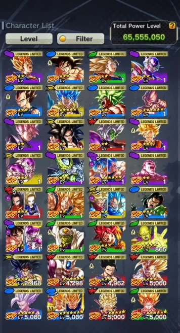 D278-IOS+Android-UL Beast Gohan Full Red Star+32 Legends+Vip Equipment+New SS2 Goku Red Star+SS3 Goku and Vegeta Zenkai+God Goku+Piccolo+Cooller