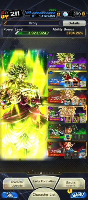 D280-IOS+Android-Team Broly+4 UL(Broly+Beast Gohan+Goku Uis)+17 Legends+Vip Equipment+New Broly+Goku and Bardock+Pikkon+Zamasu+Pikkon