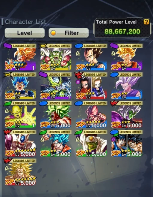 D280-IOS+Android-Team Broly+4 UL(Broly+Beast Gohan+Goku Uis)+17 Legends+Vip Equipment+New Broly+Goku and Bardock+Pikkon+Zamasu+Pikkon