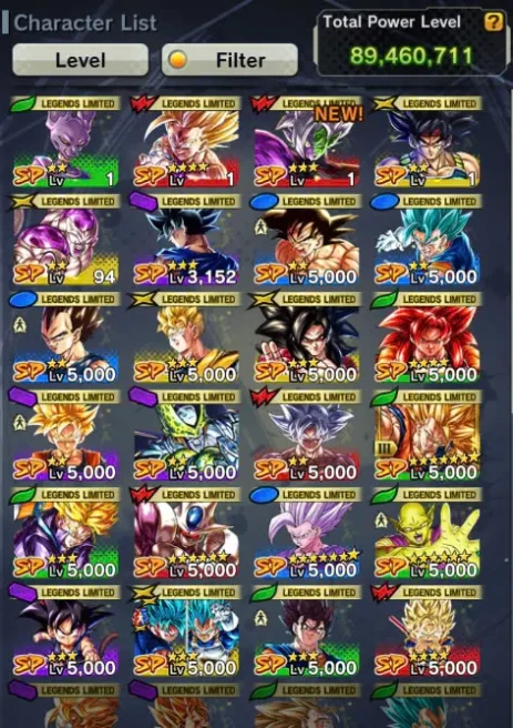 D283-IOS+Android-UL Beast Gohan+24 Legends+Good Equipment+New Vegito+SS3 Goku Zenkai+Piccolo+Fusion Goku&Vegeta+Goku Uis+Trunks+SS4 Gogeta