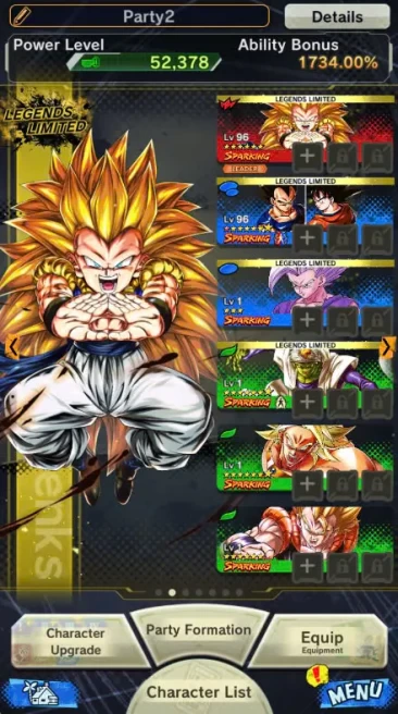 D285-Android Only-30.500 Chrono Crytal+Fusion Vegeta and Goku Red Star+Gotenk-Soul+Eevent Fram CC