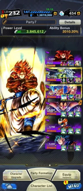 D287-IOS+Android-7 UL(Beast Gohan+Goku Uis+Gohan+Gogeta)+Nice Team PVP+37 Legends+Vip Equipment+New Zamasu+Vegito Red Star+Super 17+Cell Zenkai