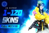 EU I FULL ACCESS 1-120 SKINS PREMİUM ACCOUNTS