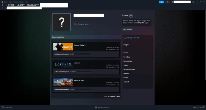 [ID:32336][NONPRIME][VERY RARE][1K HOURS+][COMMENDATIONS 3x154] UN (UNRANKED || 0 MM || 1662 HOURS)