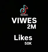 Tiktok 2.000.000 Views + 50.000 likes / Fast Delivery / Tiktok