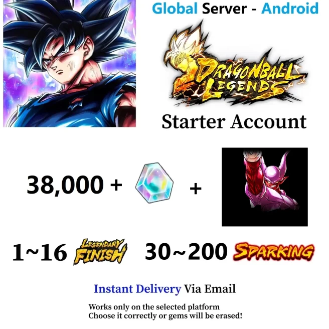 [Andorid] Ultra Super Janemba + 38,000+ Chrono Crystal - Fast Deliver - BNID Login