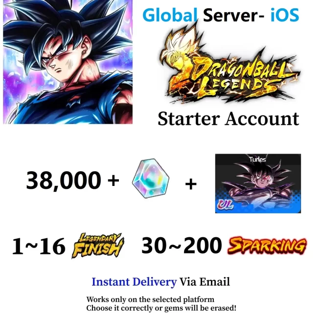 [iOS] Ultra Turles + 38,000+ Chrono Crystal - Fast Deliver - BNID Login
