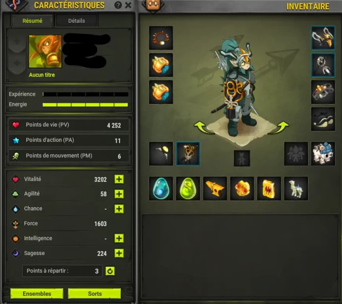 (-45%) Cra Niveau 200 – 5M Kamas, 6 Dofus Exo & Skins Offres !