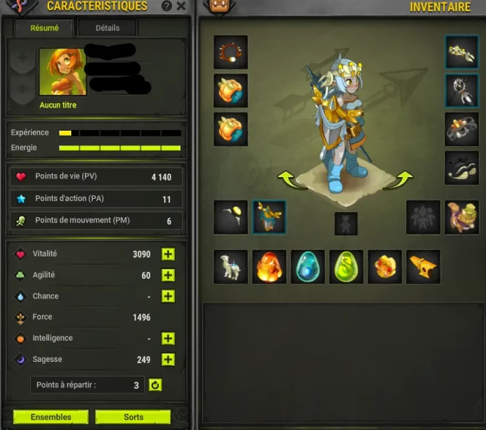 (-45%)CRA Niveau 200 – 5M Kamas, 6 Dofus Exo & Skins Offres !