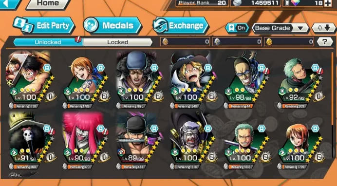 BR409-IOS+Android-3 Ex Meta(Sabo Max+Kuzan Max+Zoro)+Good Medal+Support 132%+Jabra+ new Uta+Sanji+Noland+S-Hawk+Kaku+Karasu+Broggy+Dorry+Sugar