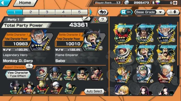 BR410-IOS+Android-3 Ex Meta(Garp+Kuzan+Sabo)+Good Medal+Support 120%+Nice Items+Sanji+Koby+Jabra+Oden v2+Kalgara+Robin+S-Hawk+Pacifista+Bluneo