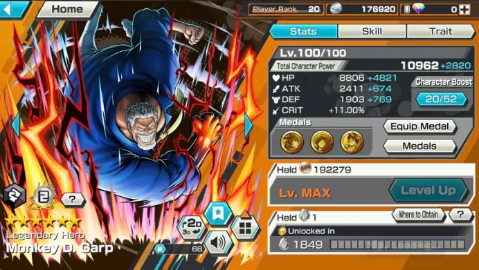 BR413-IOS+Android-4 Ex Meta(Garp+Kuzan+Lucci+Kid Law)+Good Medal+Support 134%+Koby Max+Egghead Luffy+S-Bear+Kaola Max+Egghead Zoro+Broggy+Kaku