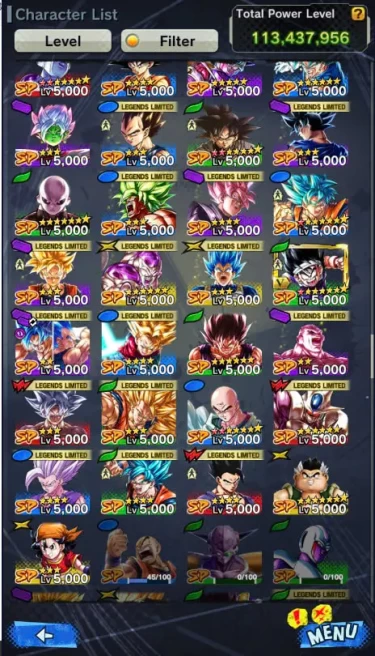 D47-IOS+Android-4 UL(Vegito Blue+Super Vegito+Frieza)+24 Legends+Good Equipment+Ultimate Gohan+God Goku+God Vegito+SS3 Goku+Broly+Vegeta