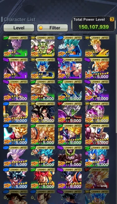 D75-Full Team Gohan-UL Gohan+27 Legends+Good Equipment+Ultimate Gohan 9 Star+Beast Gohan+God Goku+SS3 Goku+Cooler Red Star+Goku GT 10 Red Star