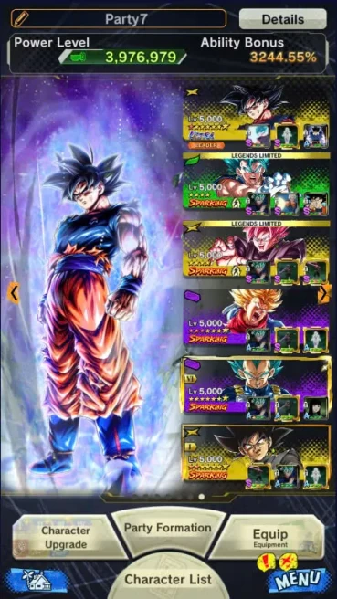D97-All New LF+4 UL(Goku Uis+Super Vegito+Super Gogeta)+27 Legends+Good Equipment+New Vegito+SS2 Goku+Goku Black+Goku Mini+2 New Fusion+God Goku