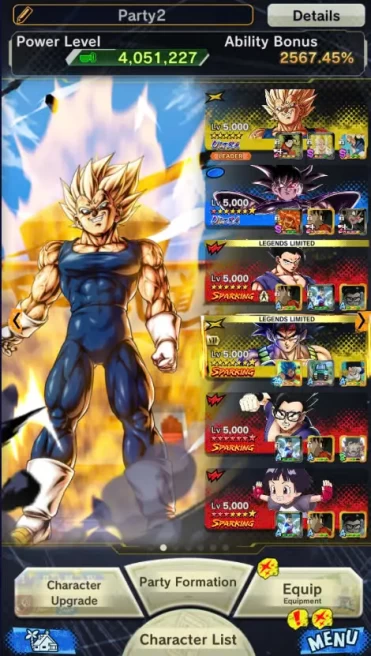 D108-IOS+Android-4 UL(Majin Vegeta+Turles+Super Gogeta)+26 Legends+Vip Equipment-New LF SS2 Goku+Vegito+Goku Black-Meta Account