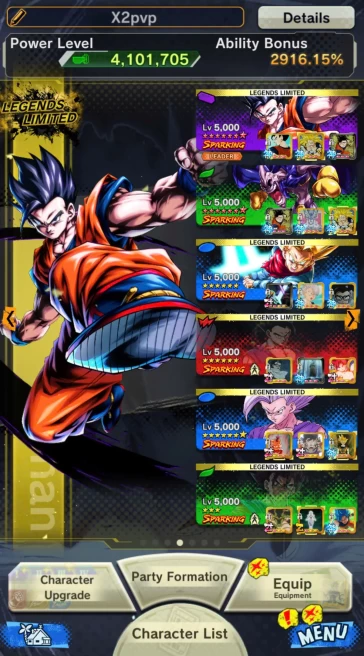 D146-IOS+Android- 3 UL+31 Legends+349 Millions Power+Ultimate Gohan Full Red Star+Vip Equipment+Vegito+Baest Gohan+Gammar+Piccolo+Buu Kid Zenkai