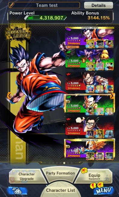 D146-IOS+Android- 3 UL+31 Legends+349 Millions Power+Ultimate Gohan Full Red Star+Vip Equipment+Vegito+Baest Gohan+Gammar+Piccolo+Buu Kid Zenkai