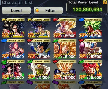 D147-IOS+Android-UL Turles Full Red Star+UL Frieza+12 Legends+Good Equipment+God Goku+Pikkon+SS3 Goku+Cooler+120 Millions Power