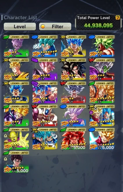 D155-IOS+Android-UL Beast Gohan Full Red Star+21 Legends+New Vegito+Piccolo+SS3 Goku+Fusion Goku and Vegeta+God Vegito+Beast Gohan+SS4 Gogeta