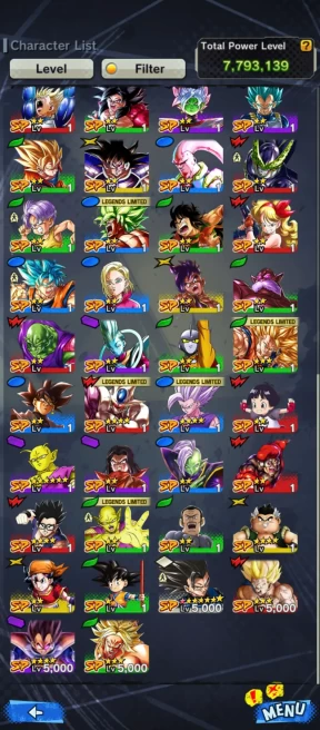 D161-IOS+Android-2 UL(Beast Gohan 10 Red Star+Turles Red Star)+Piccolo+SS3 Goku+Soul+Event Farm CC