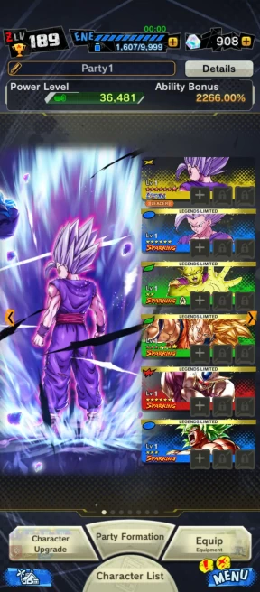 D167-IOS+Android-UL Beast Gohan Full Red Star+10 Legends+SS3 Goku 10 Red Star+Piccolo+Beast Gohan 7 Star+Soul+Event Farm CC