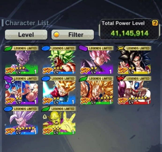 D167-IOS+Android-UL Beast Gohan Full Red Star+10 Legends+SS3 Goku 10 Red Star+Piccolo+Beast Gohan 7 Star+Soul+Event Farm CC