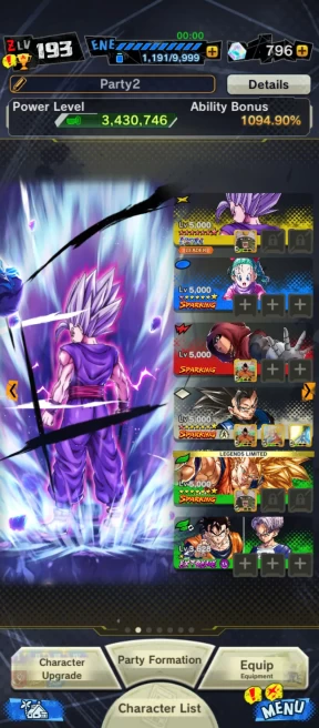 D169-IOS+Android-UL Beast Gohan Full Red Star+15 Legends+Fusion Goku and Vegeta+Pikkon+SS3 Goku+Cell+Piccolo+Beast Gohan 7 Star