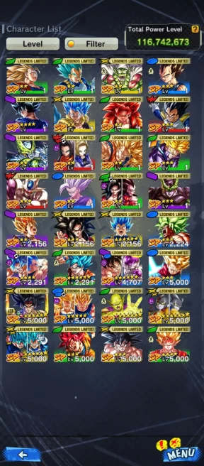 D177-IOS+Android-3 UL(Majin Vegeta+Beast Gohan)+32 Legends+Vip Equipment+All Meta+Good Team+SS2 Goku+Fusion Goku&Vegeta+God Goku+Bardock Zenka