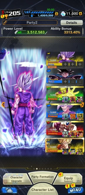 D180-IOS+Android-4 UL Meta(Beast Gohan Full Red Star+Turles+Super Gogeta)+14 Legends+Good Equipment-Cooller+Piccolo Red Star