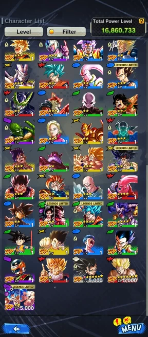 D191-Android Only-UL Majin Vegeta 10 Red Star+21.300 Chrono Crytal+Soul+Event Farm CC