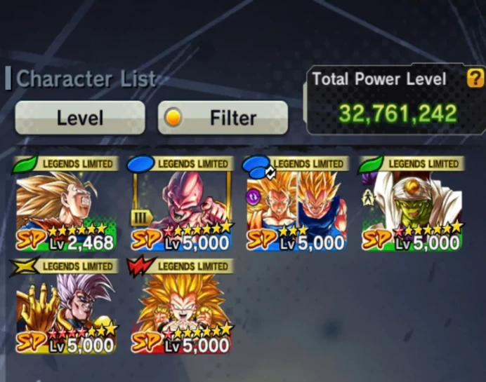 DR919-IOS+Android-Super Baby 2 11 Red Star+New Gotenks Red Star+Buu Kid Zenkai+Pikkon Red star+New Majin Buu Good Full Red Star