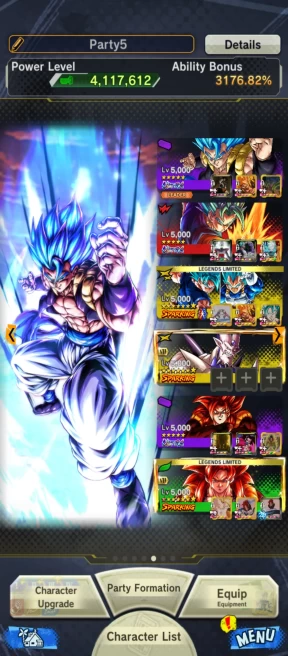 DR815-Vip Account-10 ULTRA(SS4 Gogeta+Goku Uis+Gohan+Gogeta Blue+Vegito+Rose+Hit)+33 Legends+Sparking+Zenkai Good+Vip Equipment-Many Good Team